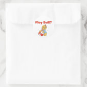 Sticker Rond Jouer T-shirts et cadeaux de bal (Sac)