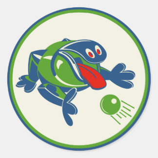 Sticker Rond Jouet Ogg des années 1960