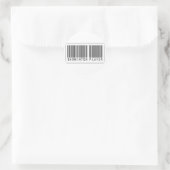 Sticker Rond Joueur Badminton Code Barres (Sac)