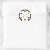 Sticker Rond Joueur officiel de Dartball (Sac)