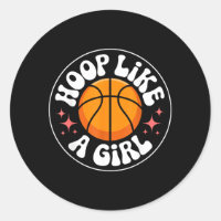 Joueuse de basketball féminine Hoop Like A Girl