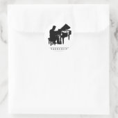 Sticker Rond Jouez au Frankensteinway ! (Sac)