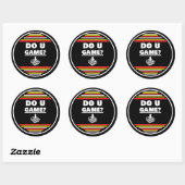 Sticker Rond Jouez-vous? (Feuille)