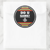 Sticker Rond Jouez-vous? (Sac)