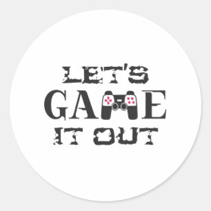 Sticker Rond Jouons-le