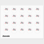 Sticker Rond Jour (Feuille)