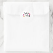 Sticker Rond Jour (Sac)