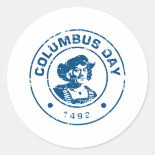 Sticker Rond Jour 5 de Columbus
