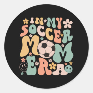 Sticker Rond Jour Dans Mon Soccer Maman Era Super Soccer Maman