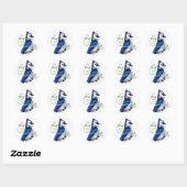 Sticker Rond Jour de Bluejay (Feuille)
