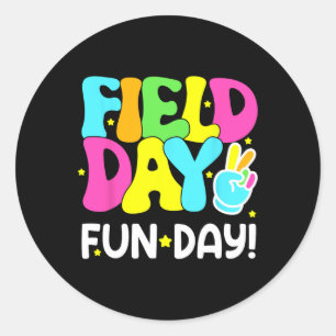 Sticker Rond Jour De Fun Jour Enfants Jour Dernier Jour De L'Éc