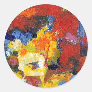 Sticker Rond Jour de la course