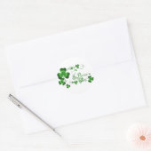 Sticker Rond Jour de la Saint Patrick (Enveloppe)