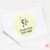 Sticker Rond JOUR DE LA TERRE - énergie d'économies (Enveloppe)