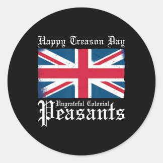 Sticker Rond Jour De La Trahison Paysans Coloniaux Ingrats 4ème