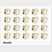 Sticker Rond Jour de l'abeille (Feuille)