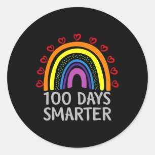Sticker Rond Jour De L'École Costume Enseignant 100 Jours Smart