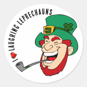 Sticker Rond Jour de Leprechaun