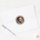 Sticker Rond Jour de l'investiture du président Obama (Enveloppe)