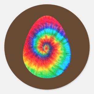 Sticker Rond Jour de Pâques Joyeux Jour de Pâques Joyeux Basket