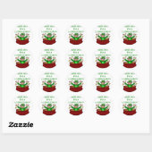 Sticker Rond jour de st patrick leprechaun joke irish irish (Feuille)