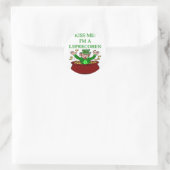 Sticker Rond jour de st patrick leprechaun joke irish irish (Sac)