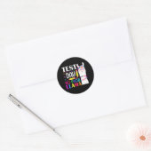 Sticker Rond Jour de test No Prob Llama Llama Enseignant (Enveloppe)