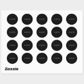 Sticker Rond Jour de test vous avez ça ! Professeur motivationn (Feuille)