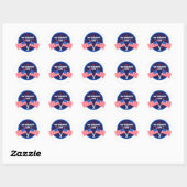 Sticker Rond Jour des anciens combattants (Feuille)