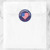 Sticker Rond Jour des anciens combattants (Sac)