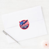 Sticker Rond Jour des anciens combattants (Enveloppe)
