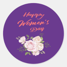 jour des femmes joyeuses royal violet