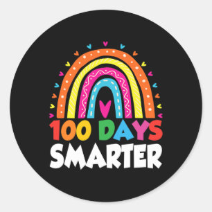 Sticker Rond Jour Des Idées Scolaires Enseignant 100 Jours Smar