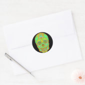 Sticker Rond Jour des morts 1 (Enveloppe)