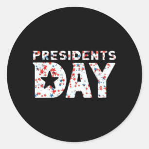 Sticker Rond Jour des Présidents Essentiel