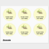STICKER ROND JOUR DES TERRES - (Feuille)