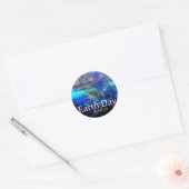 Sticker Rond Jour des terres (Enveloppe)