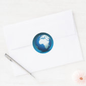 Sticker Rond Jour des terres (Enveloppe)