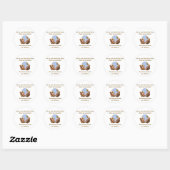 Sticker Rond Jour des terres (Feuille)