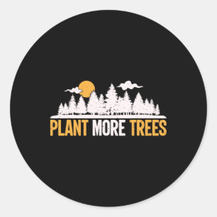 Sticker Rond Jour des terres - Plante Plus Arbres Arbres Hugger