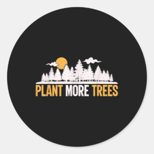 Sticker Rond Jour des terres - Plante Plus Arbres Arbres Hugger