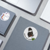 Sticker Rond Jour des terres tous les jours Tiger Longwing Butt