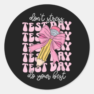 Sticker Rond Jour d'essai de Coquette super Faites votre meille