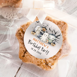 Sticker Rond Jour d'Halloween Spooktacular pour les enfants