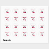 Sticker Rond Jour du Bowling (Feuille)