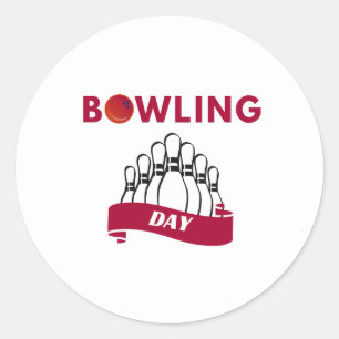 Sticker Rond Jour du Bowling