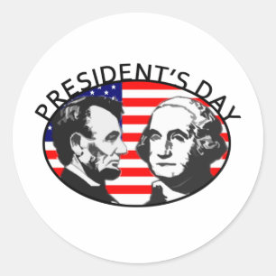 STICKER ROND JOUR DU PRÉSIDENT