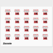 Sticker Rond Jour du silence (Feuille)