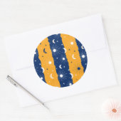 Sticker Rond Jour et nuit 2 (Enveloppe)