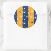 Sticker Rond Jour et nuit 2 (Sac)